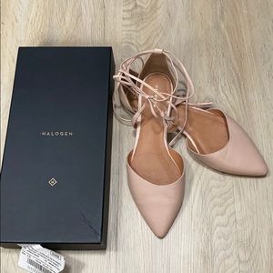 Halogen Over Ankle Wrap Flat